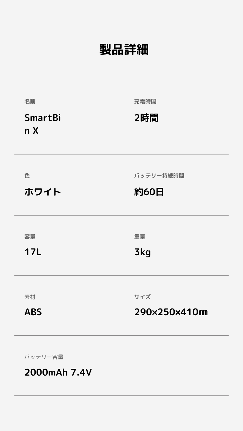 【全自動ゴミ箱】SmartBin X